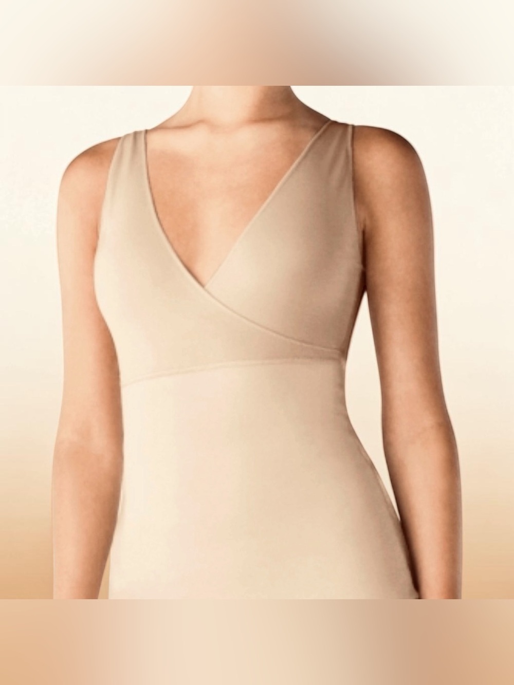 Spanx Hide & Sleek Criss Cross Cami Tank Top Beige sz 3X A82306 NWT